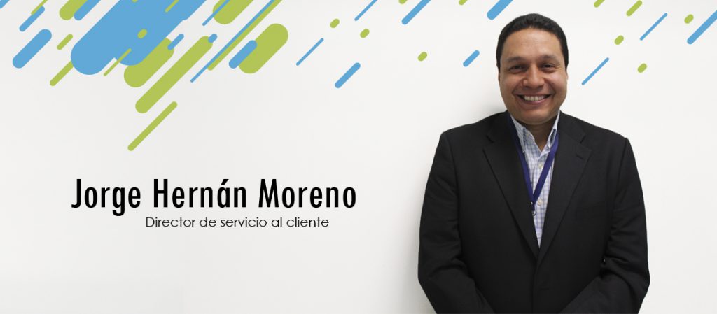 Jorge Hernán Moreno, nuevo Director de Servicio al cliente