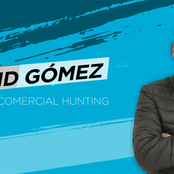 Workeamos con un equipo de Cracks: conoce a David Gómez, nuestro nuevo Director Comercial Hunting.